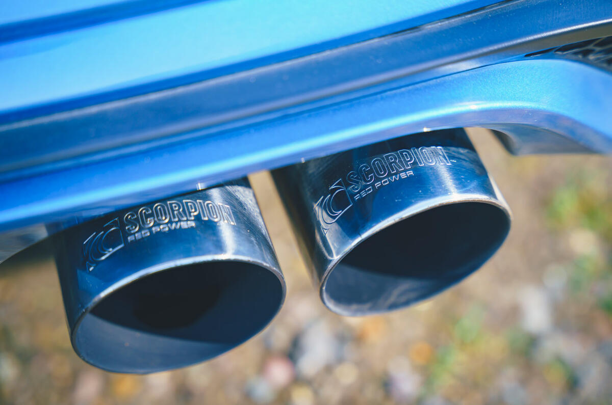 6 Turbo Technics Fiesta ST 285 2022 UK first drive review exhausts