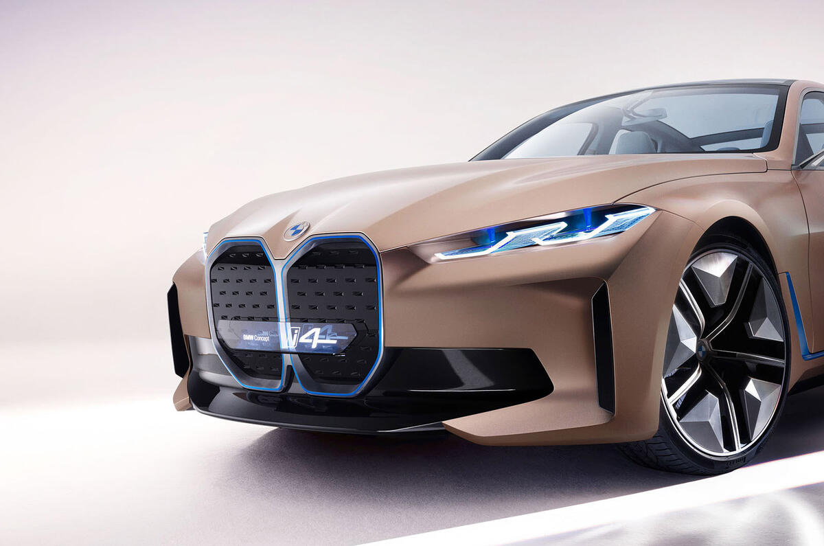 Bmw I4 Electric Saloon Shown In Near Production Form Autocar