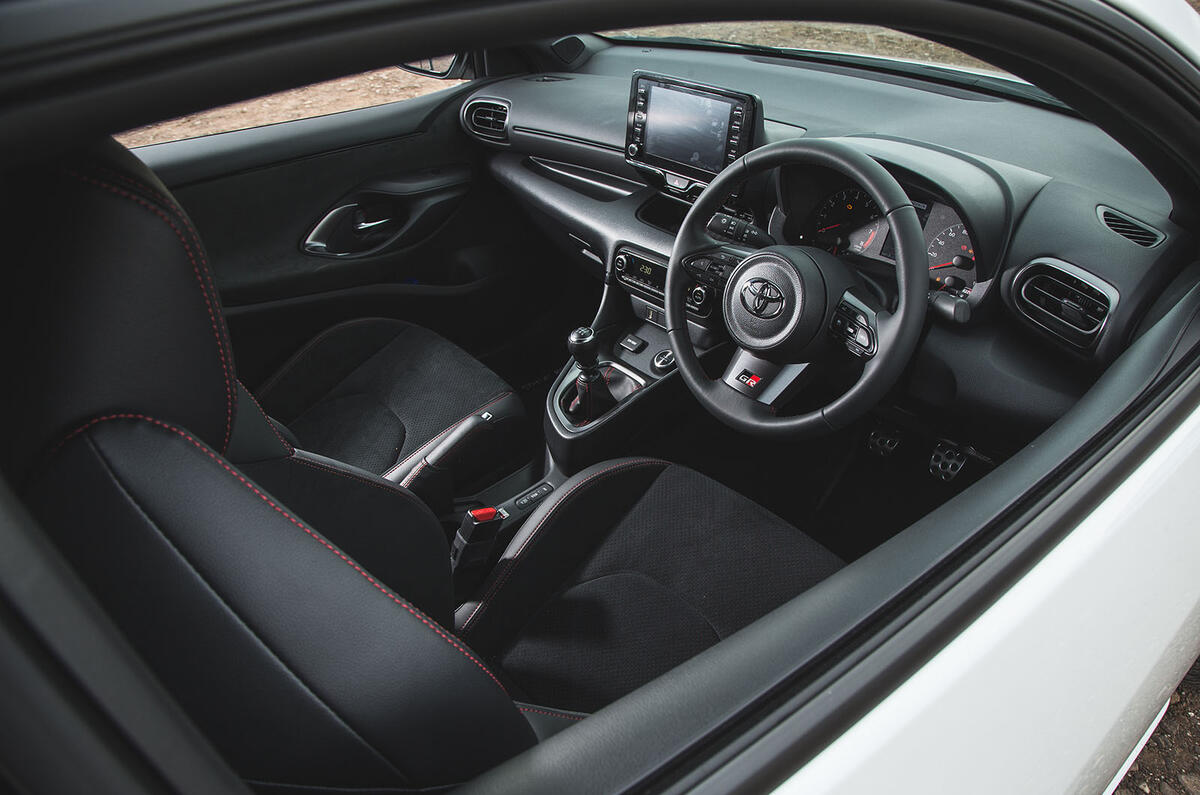Autocar writers car of 2020 - Toyota GR Yaris interior