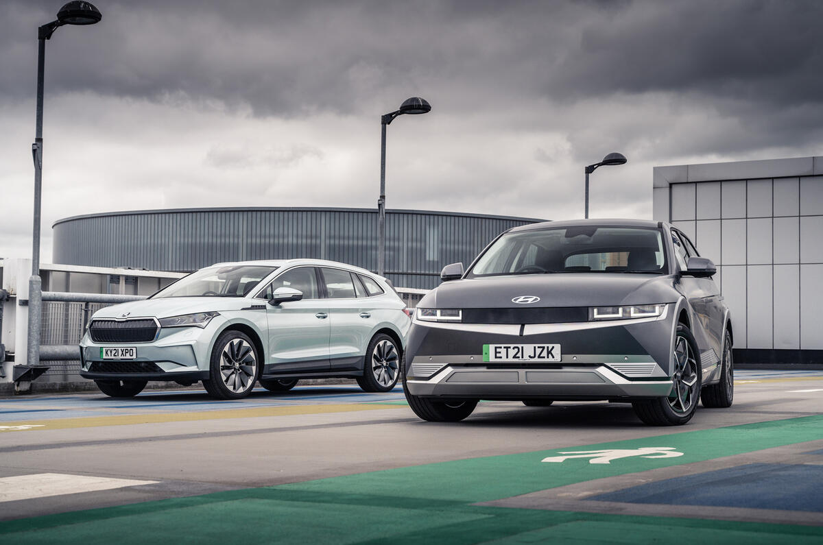 Hyundai Ioniq 5 vs Skoda Enyaq: the best family EV for £40,000? | Autocar