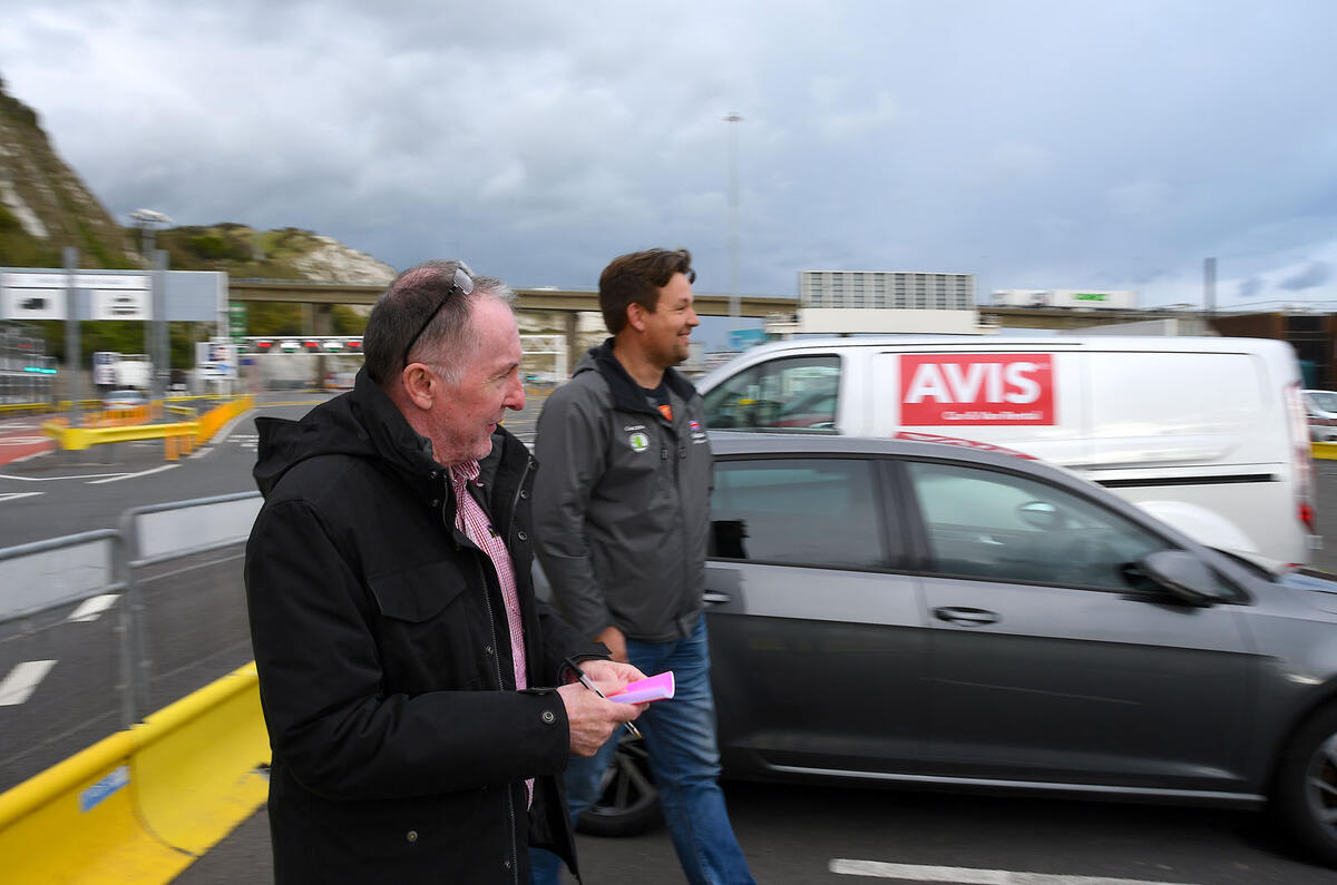 The White Vans Of Dover Inside The Port S Used Car