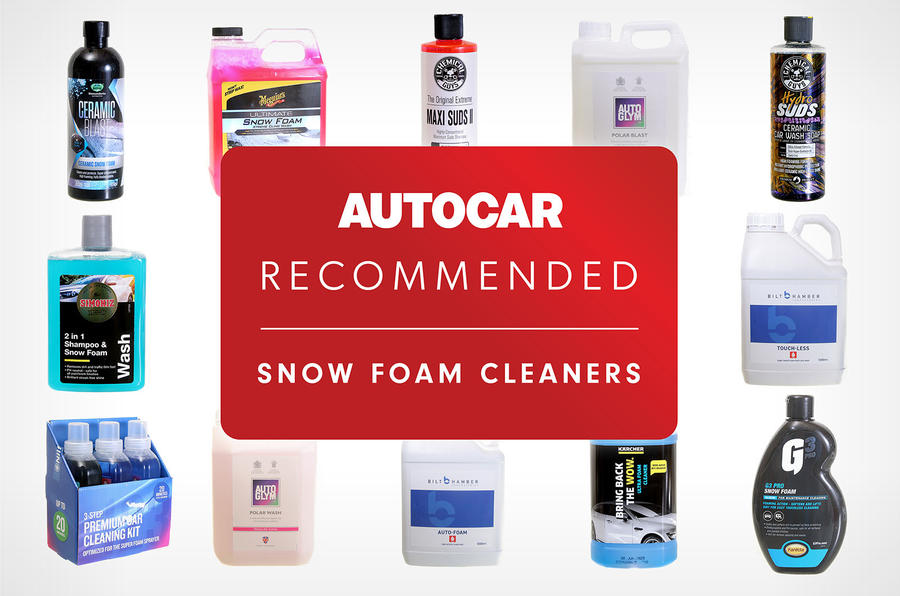 6 Snow foam cleaners 