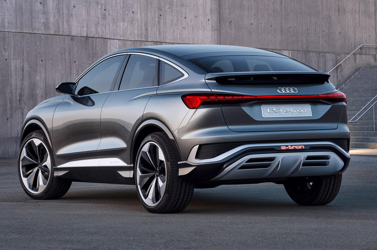 Audi Q4 Sportback E Tron Is Maker S Seventh Ev By 2021 Autocar