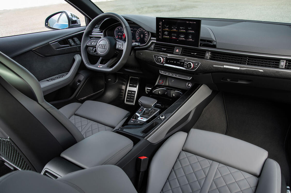 Audi S4 2019 first drive review - cabin