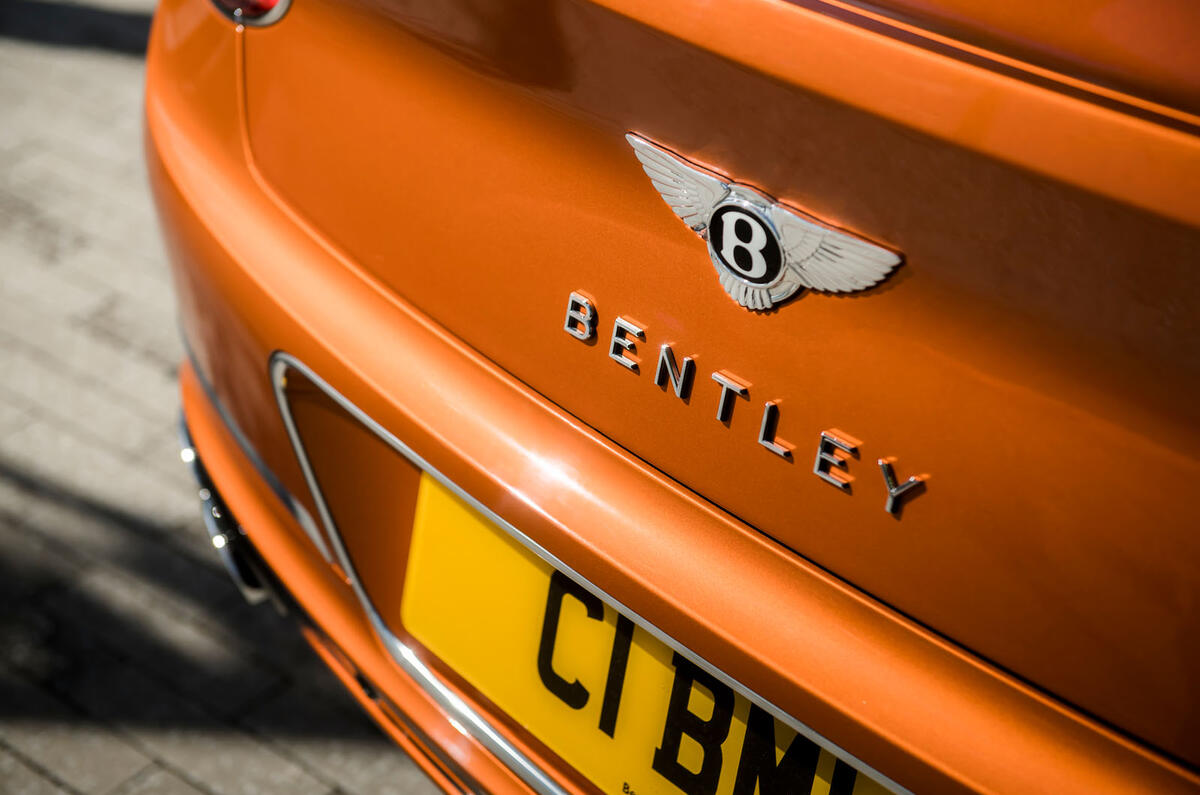 Bentley Continental GT V8 2019 first drive review - rear end