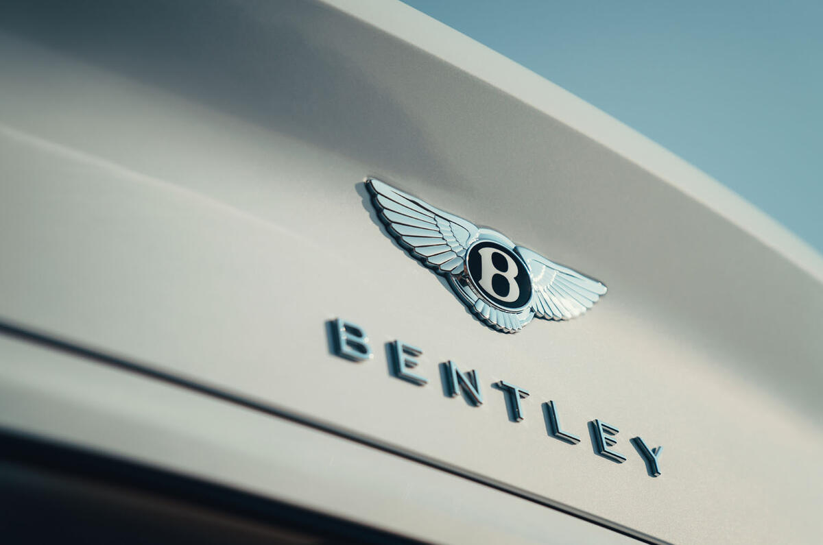 Bentley Continental GT convertible 2019 first drive review - rear badge