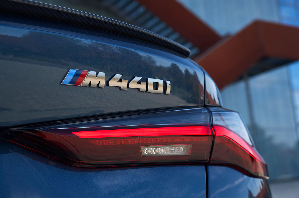 BMW 4 Series 2020 first drive review - rear badge