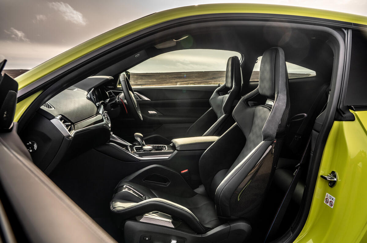 7 BMW M4 2021 UK first drive review cabin
