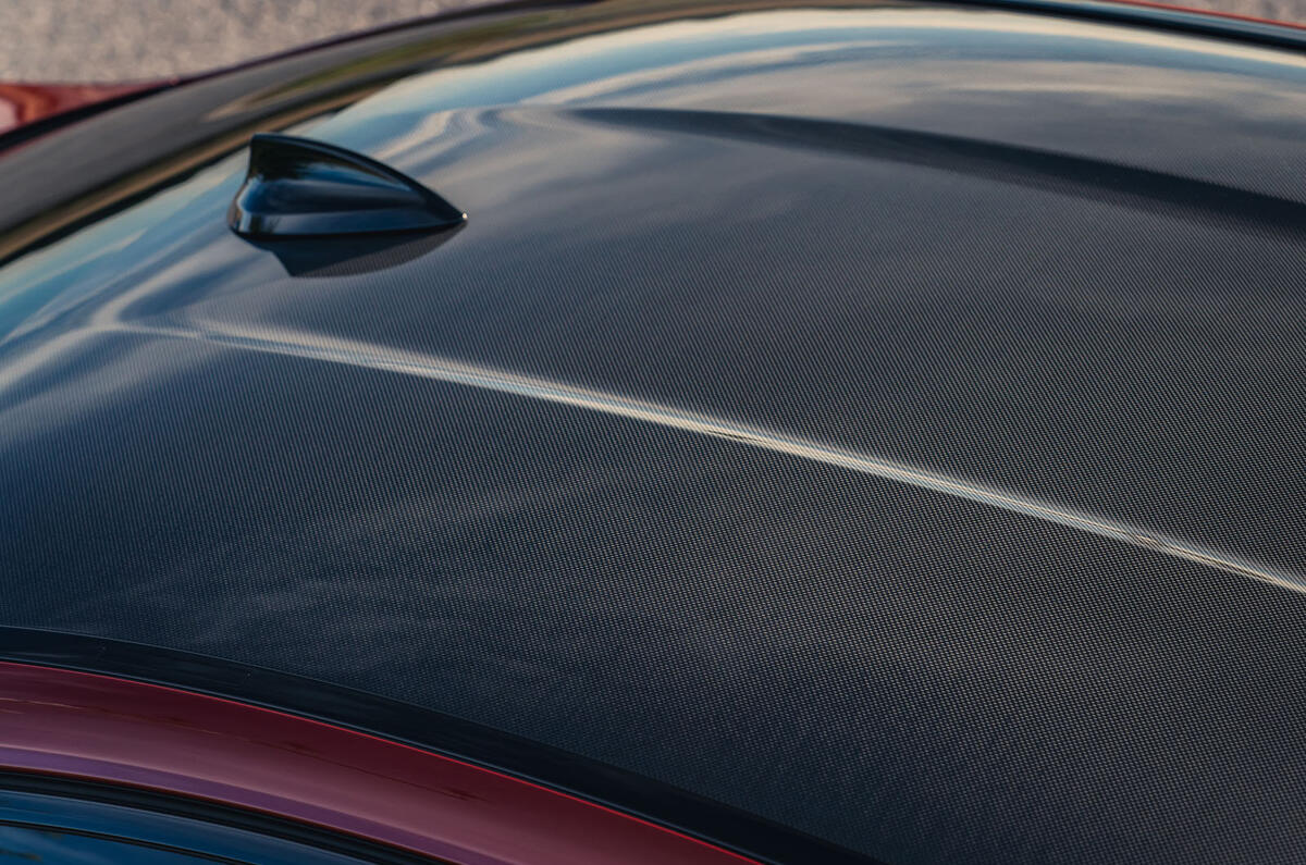 BMW M5 Competition 2020 UK first drive review - roof