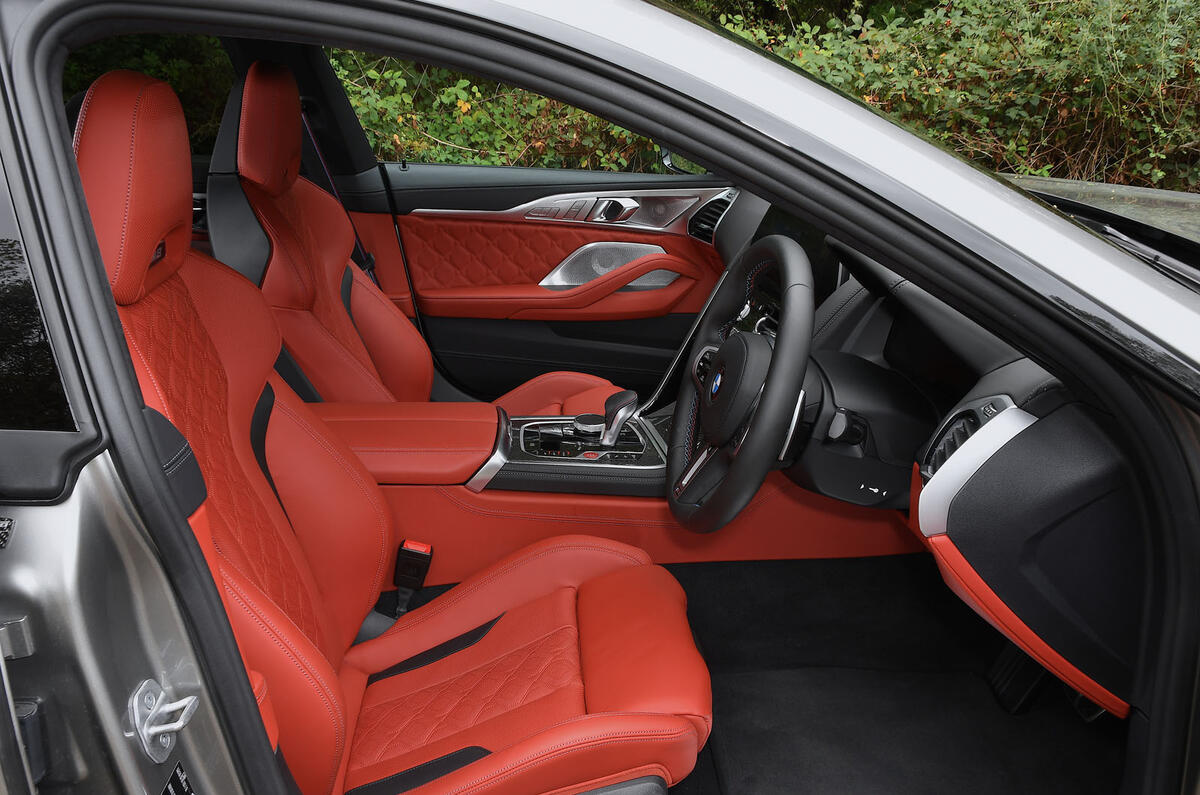 BMW M8 Gran Coupe 2020 UK first drive review - cabin