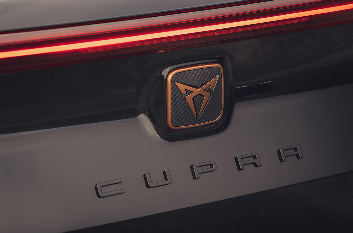7 Cupra Formentor VZ2 2021 UK first drive rear badge