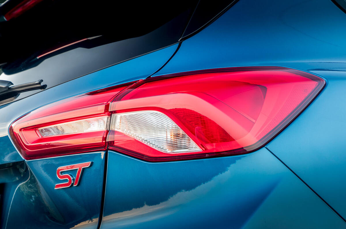 Ford Focus ST 2019 first drive review - rear lights