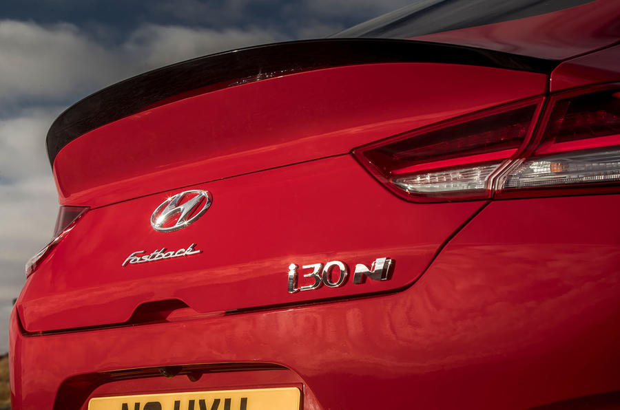Hyundai i30 Fastback N 2019 UK first drive review - bootlid