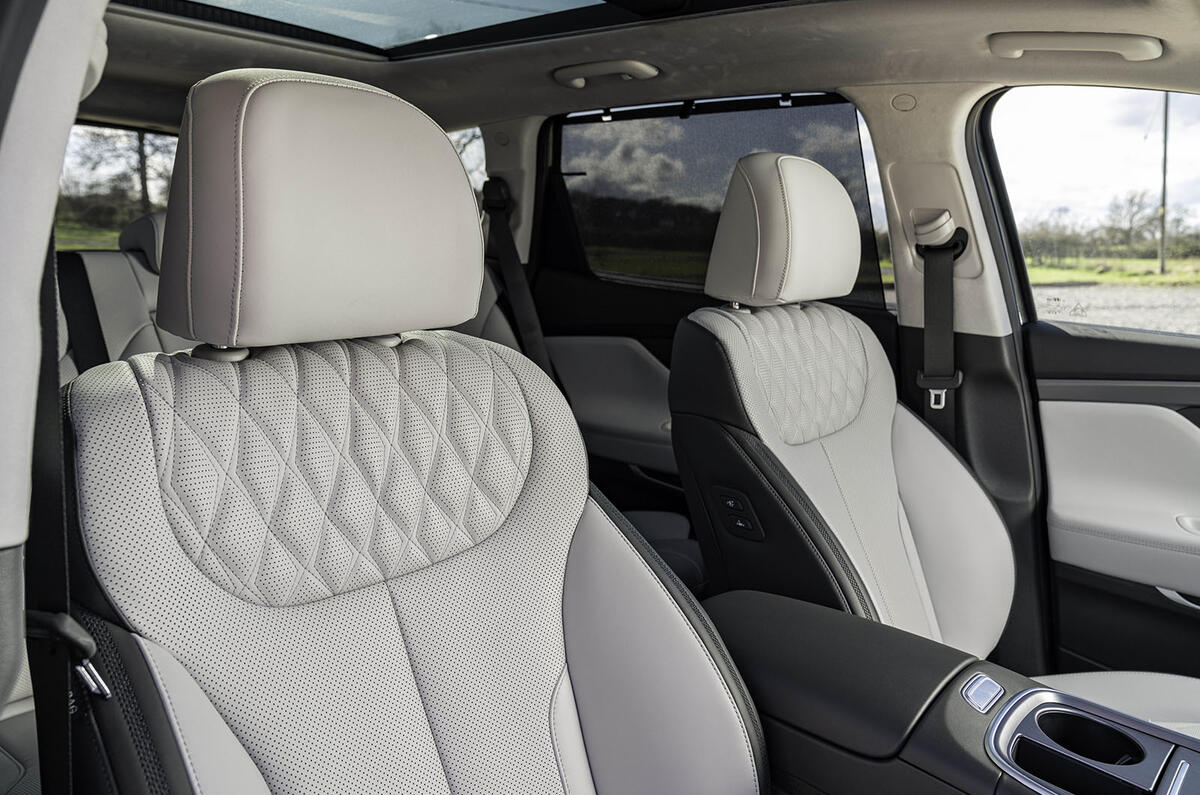 7 Hyundai Santa fe 2021 UK first drive review front seats