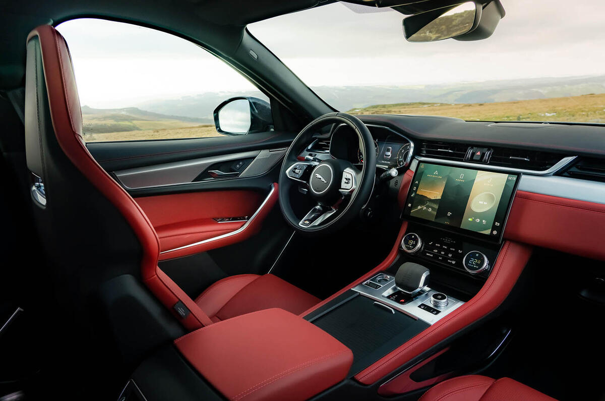 7 Jaguar F Pace 2021 UK first drive review dashboard