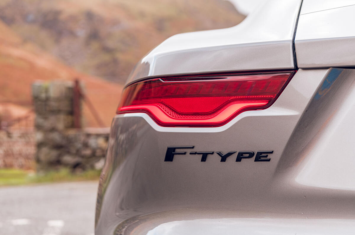 Jaguar F-Type 2020 UK first drive review - rear lights