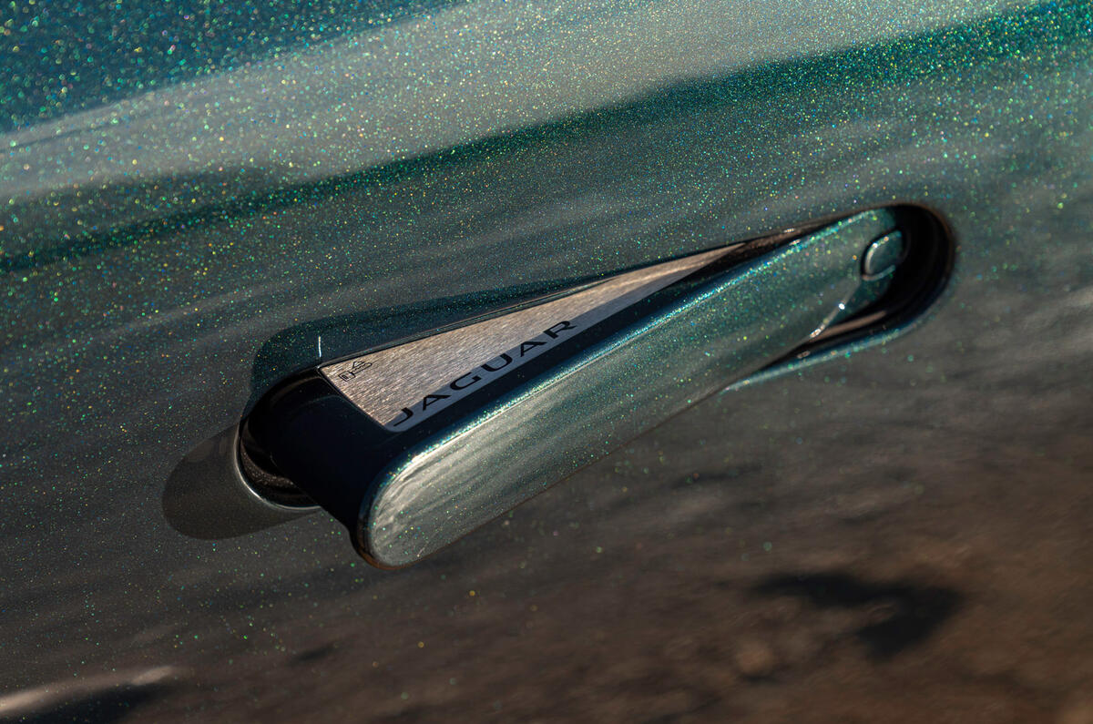 7 Jaguar F Type P450 Convertible 2022 UK first drive review door handles