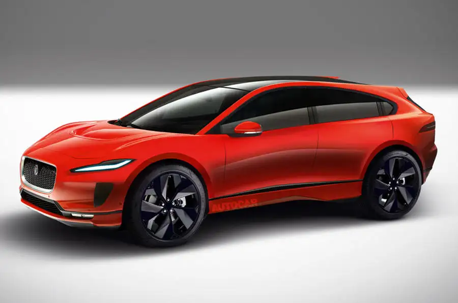 Jaguar J-Pace render 2021 - static front