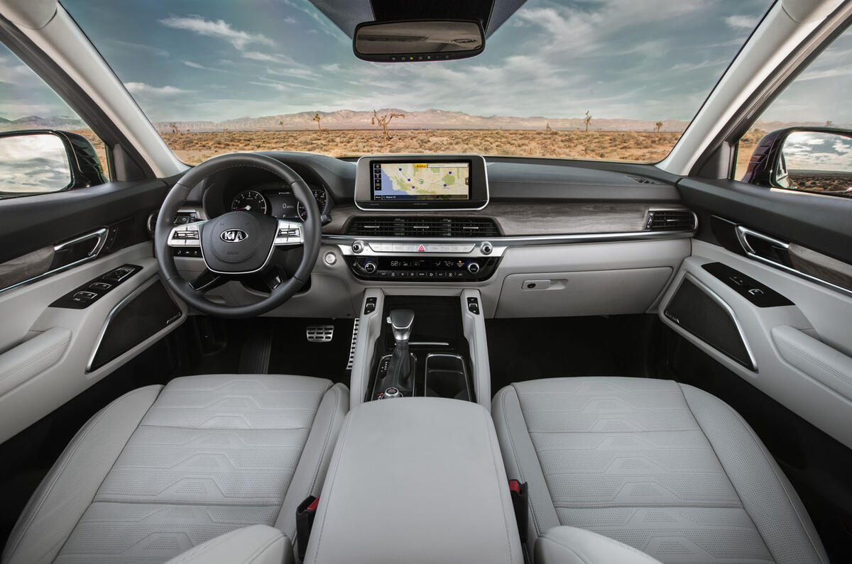 Kia Telluride 2019 first drive review - cabin