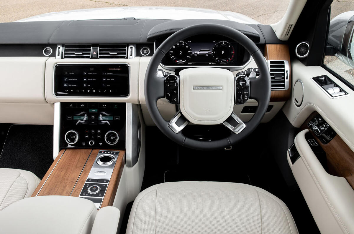 Land Rover Range Rover D300 2020 : premier bilan de conduite au Royaume-Uni - tableau de bord