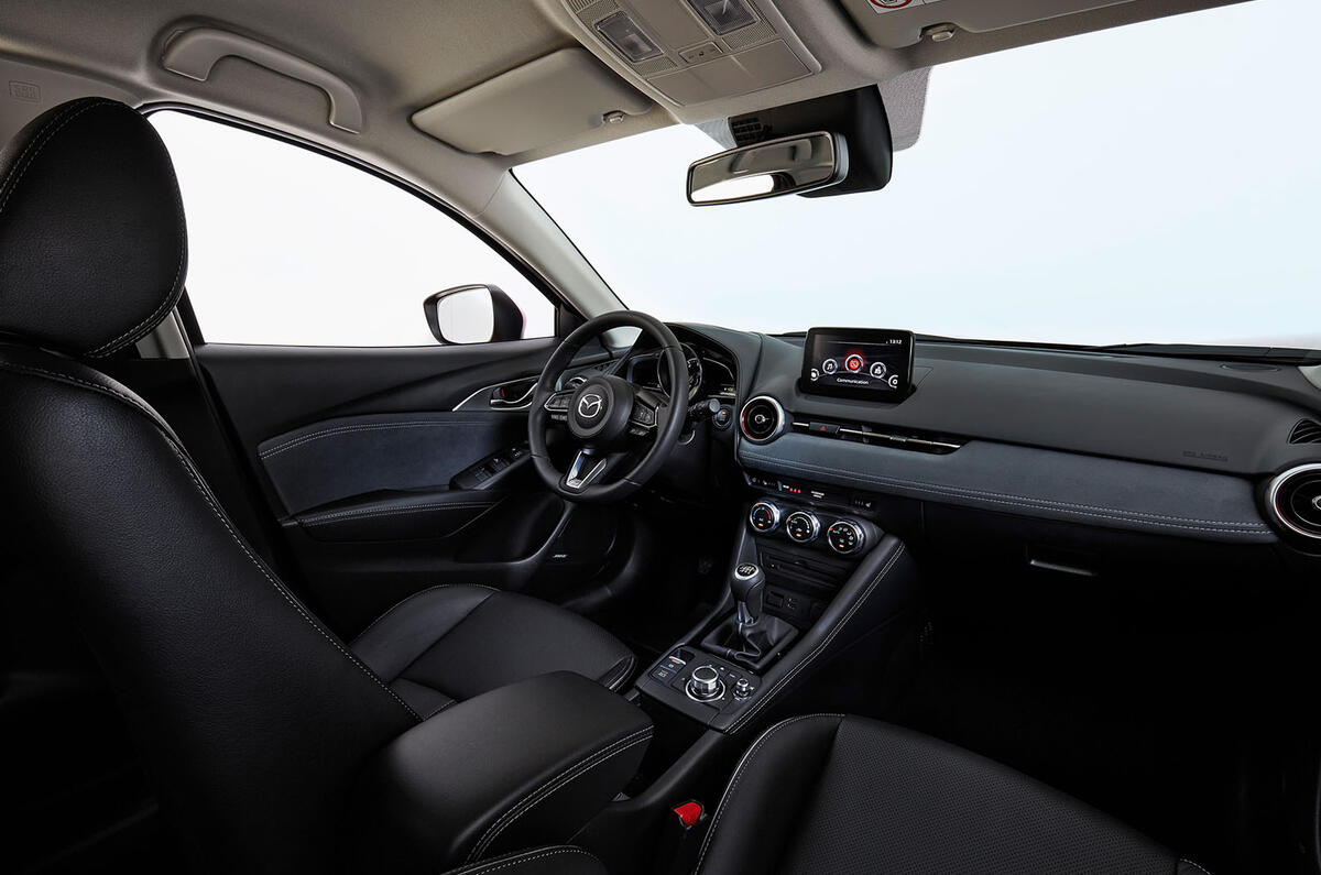 Mazda CX-3 2018 first drive review cabin