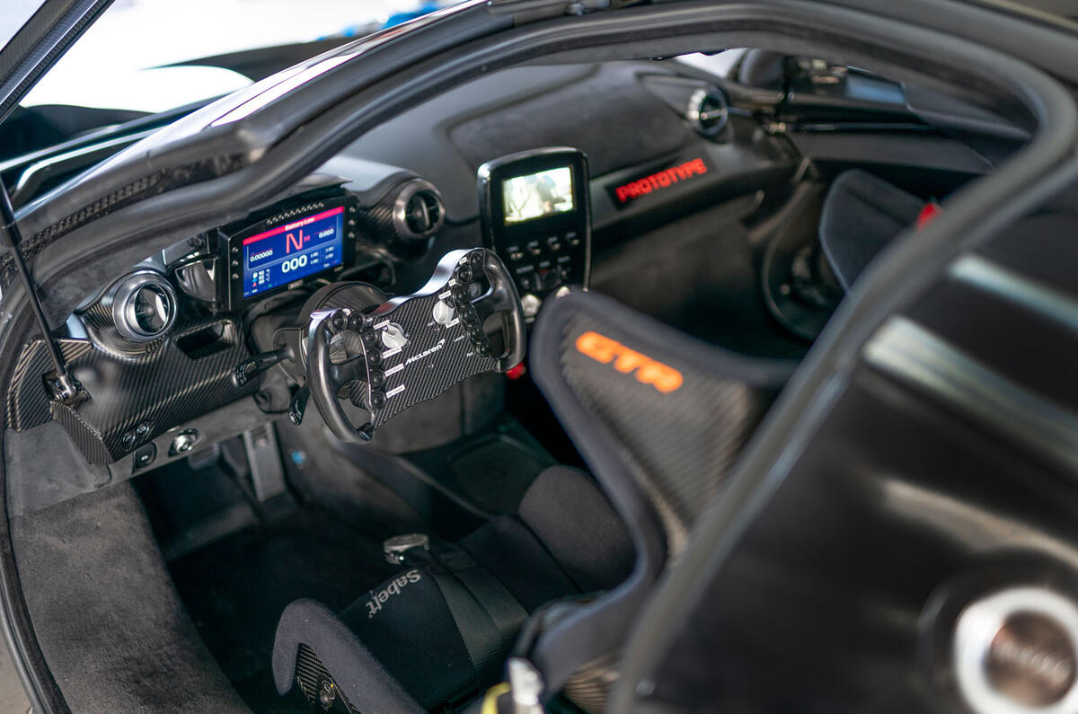 McLaren Senna GTR 2019 first drive review - dashboard