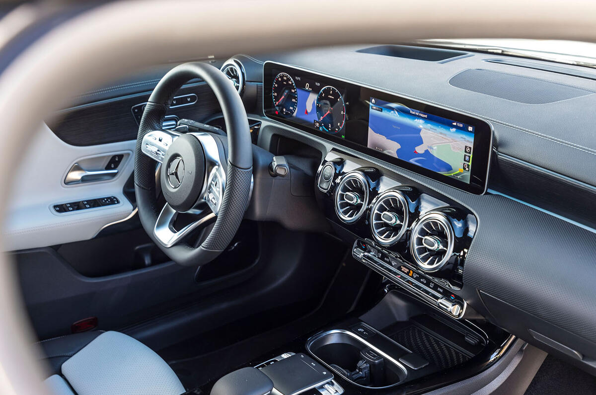 Mercedes-Benz CLA 2019 first drive review - cabin