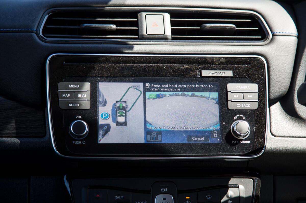 Nissan Leaf 2nd generation (2018) long-term review infotainment