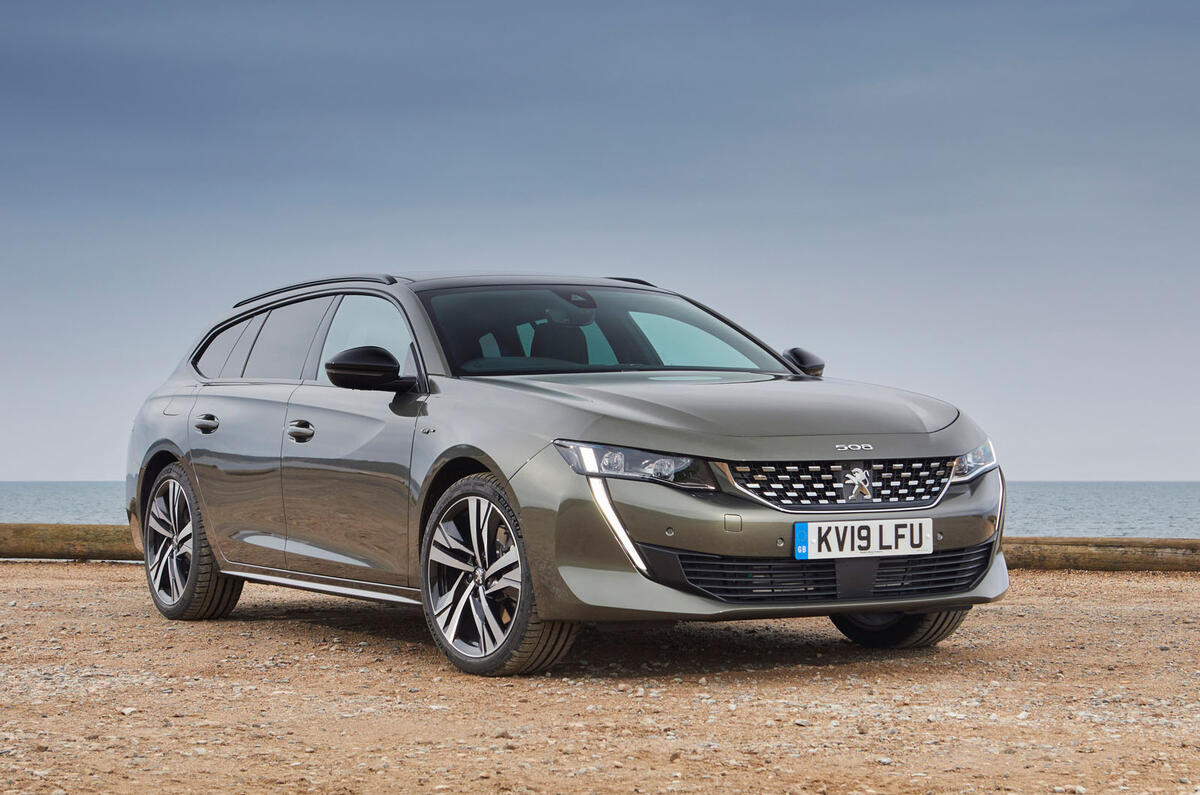 Peugeot 508 SW PureTech 225 GT 2019 UK first drive review - static front