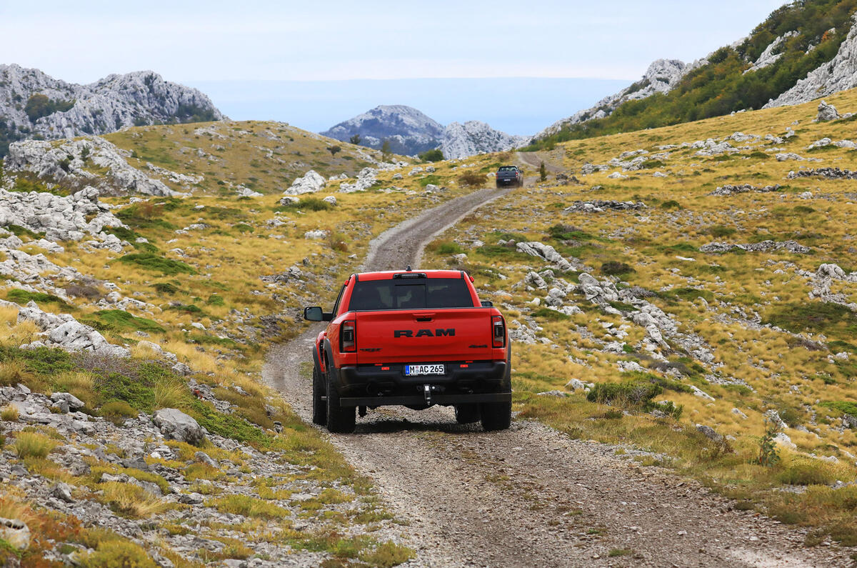 7 RAM 1500 TRX 2021 first drive review trail rear