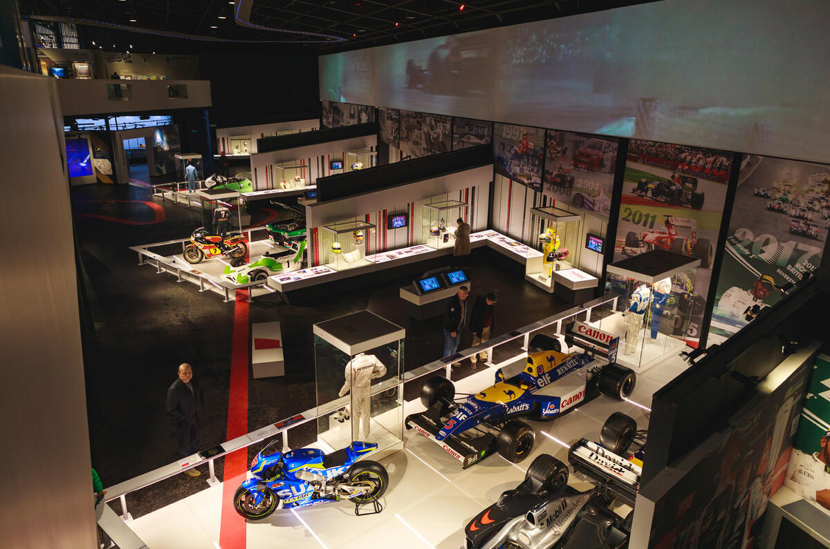 Silverstone museum bird's eye shot