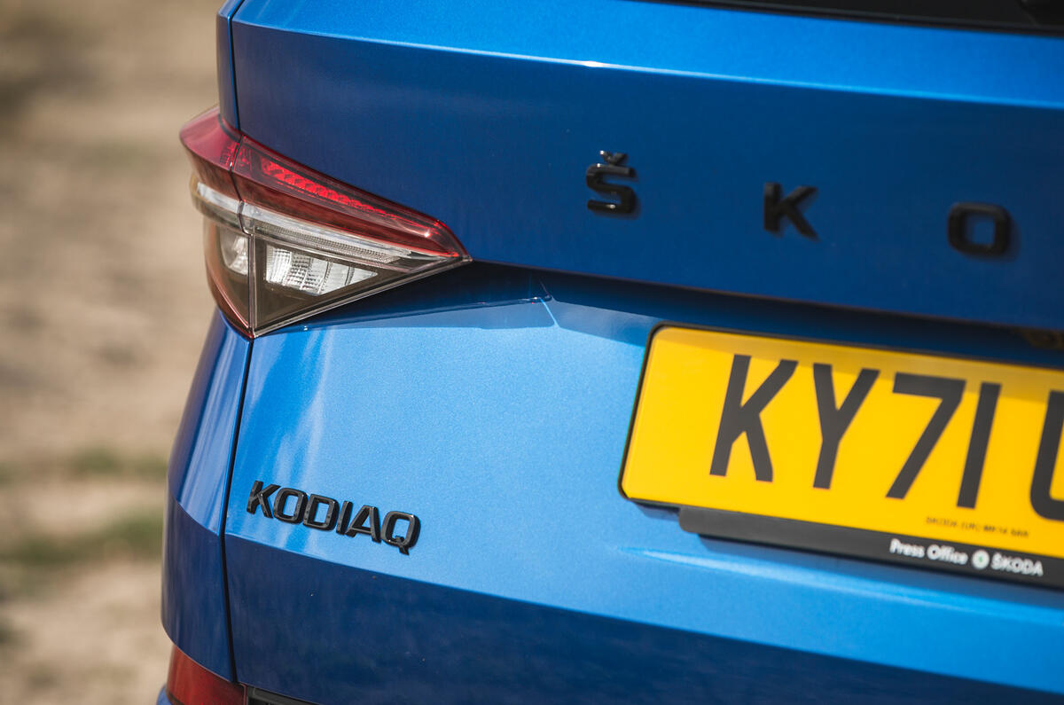 7 Skoda Kodiaq Sportline 2021 UK rear badge