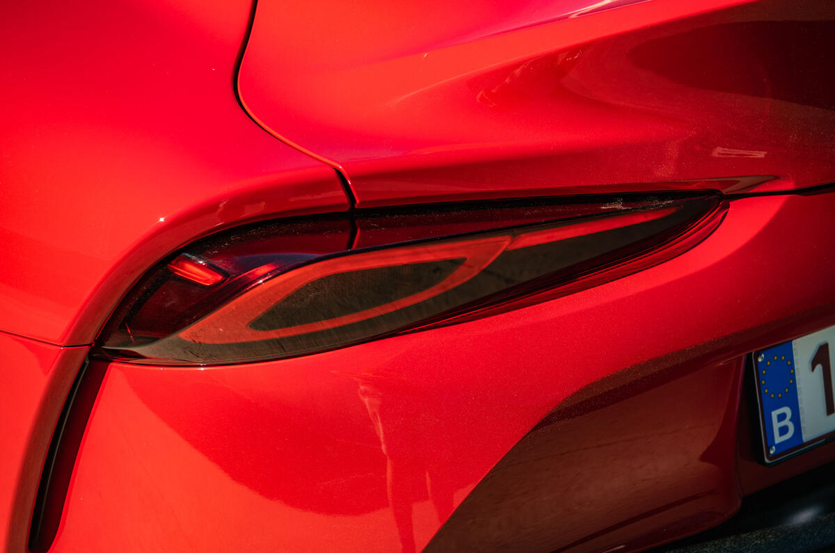 Toyota GR Supra 2019 first drive review - rear lights
