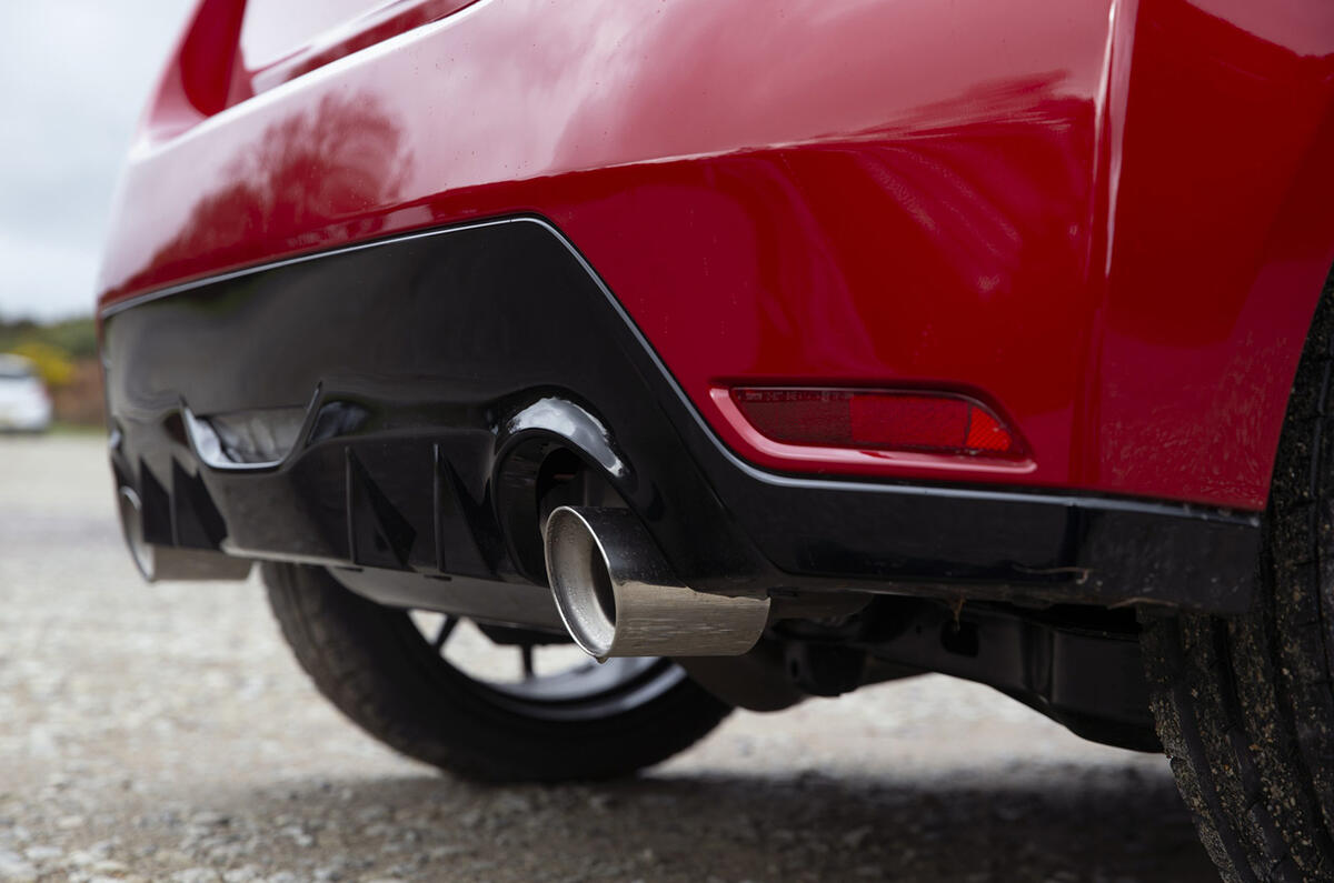 Toyota GR Yaris 2020 UK first drive review - exhausts