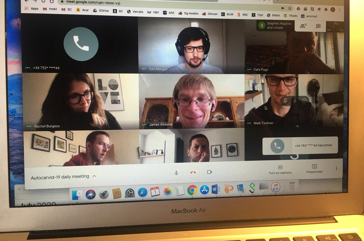 Zoom call