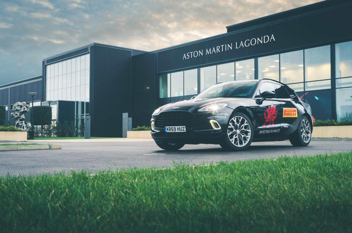 Aston Martin DBX at St Athan