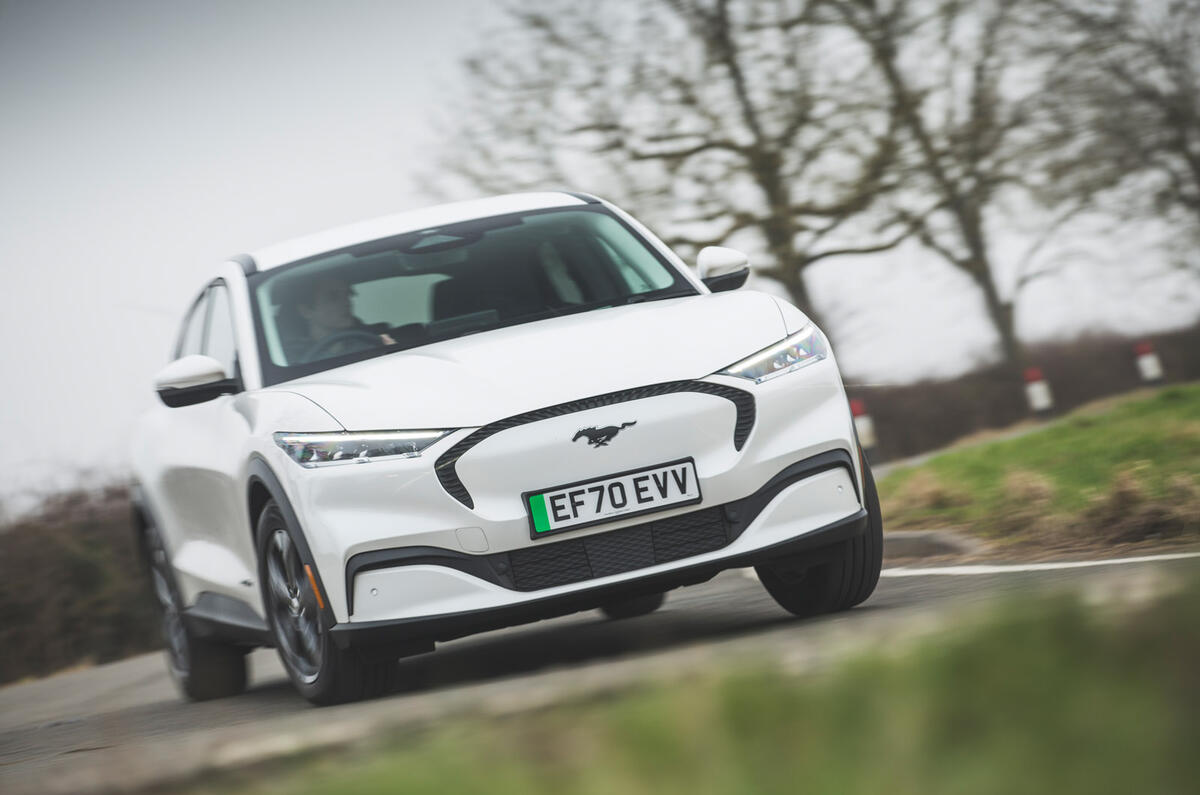Taking charge VW ID 4 and Ford Mustang Mache meet Polestar 2 Autocar