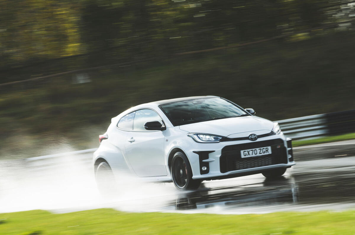 Autocar writers car of 2020 - Toyota GR Yaris track front