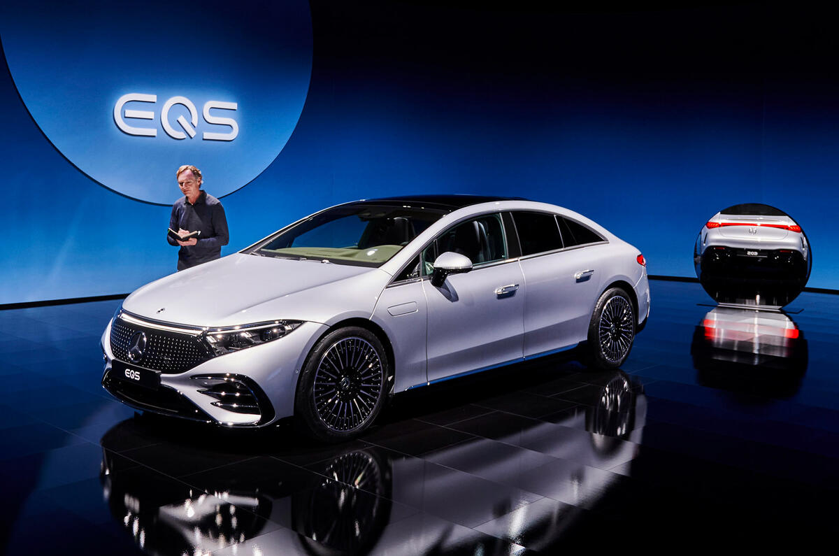 2021 MercedesBenz EQS tops brand's new EV family Autocar