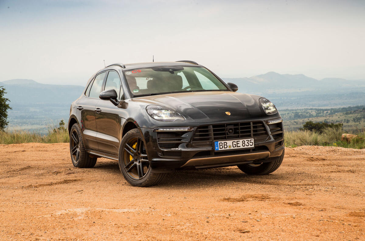 Porsche Macan prototype 2018 static front