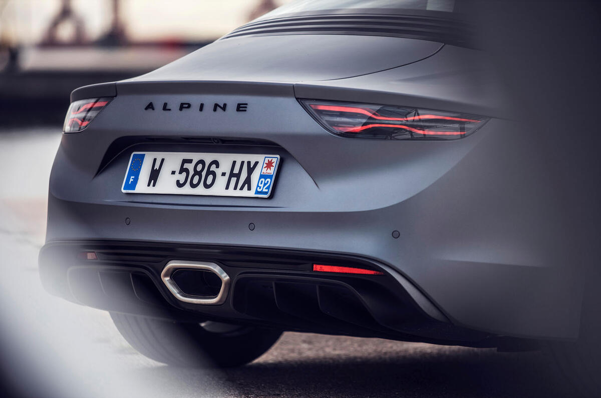 Alpine A110S 2019 first drive review - rear end