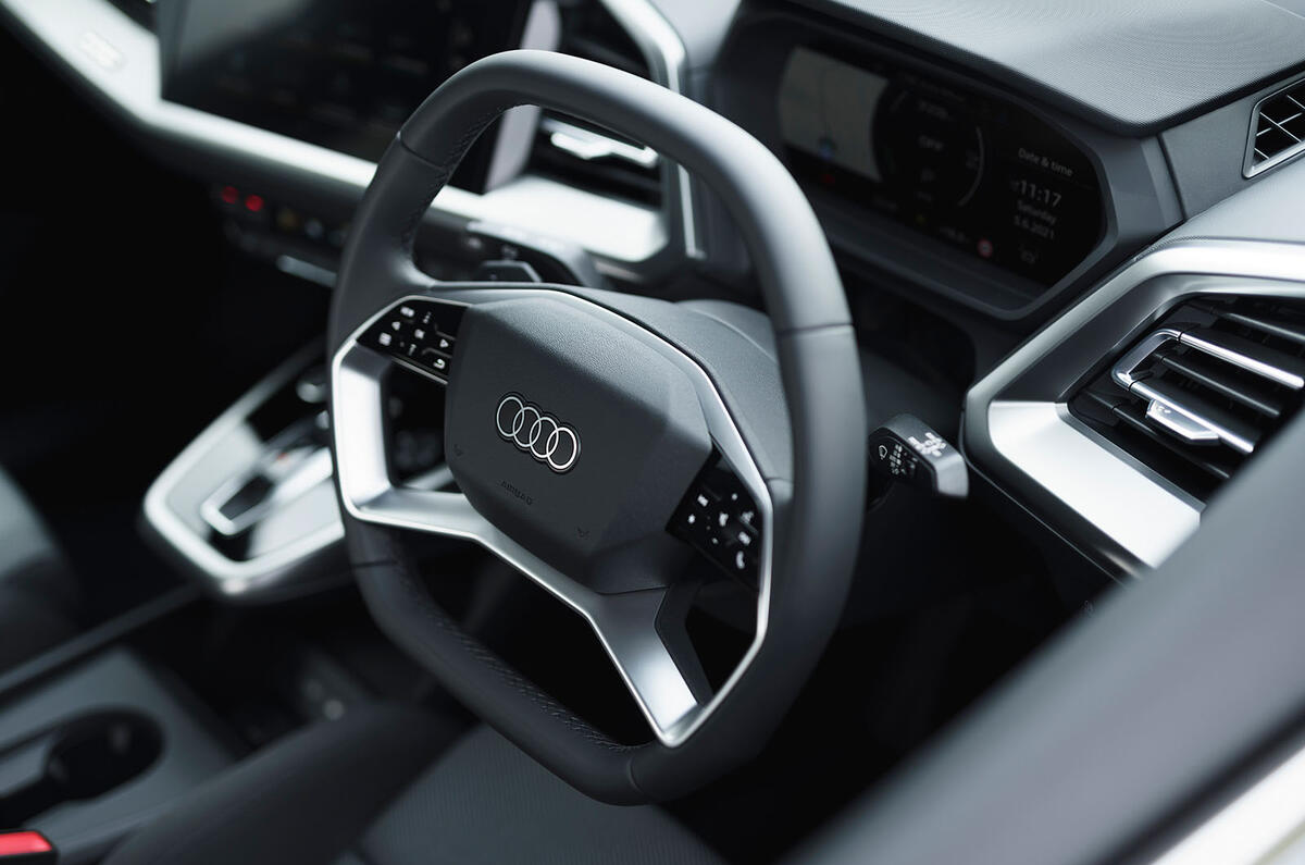 Audi Q4 Etron 50 Sportback Edition 1 2021 UK first drive Autocar