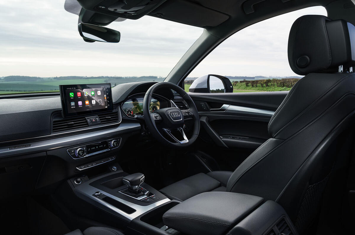 Audi Q5 40 TDI Sport 2020 UK first drive review - cabin