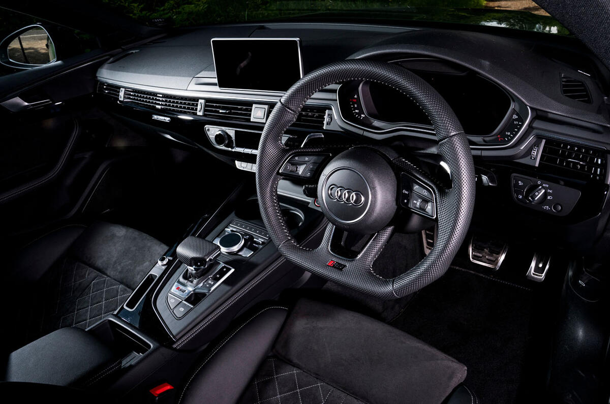 Audi RS5 Sportback 2019 first drive review - cabin