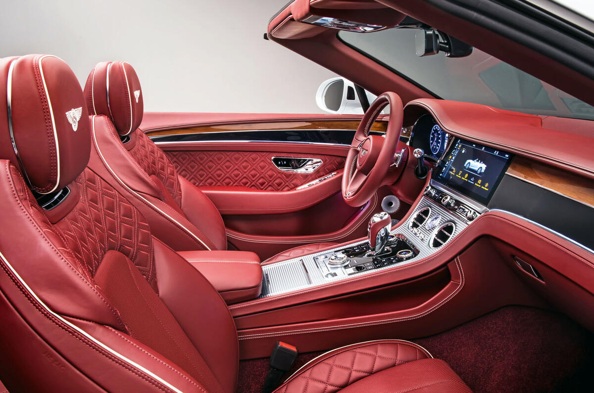 Bentley Continental GT convertible 2019 first drive review - cabin