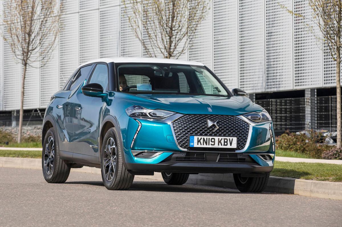 DS 3 Crossback 2019 UK first drive review - static front