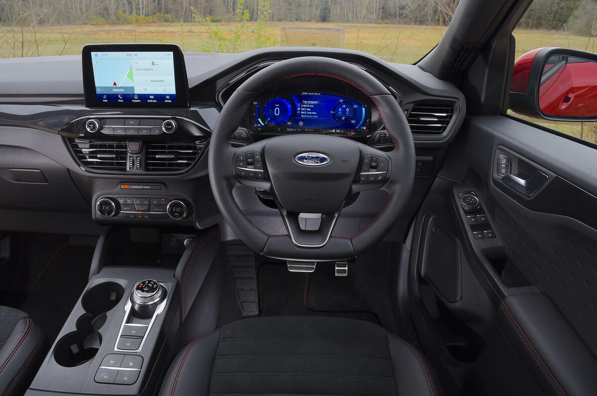 Ford Kuga ST-Line PHEV 2020 UK first drive review - dashboard