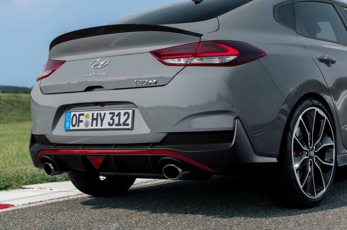 Hyundai i30 Fastback N 2019 first drive review - exhausts