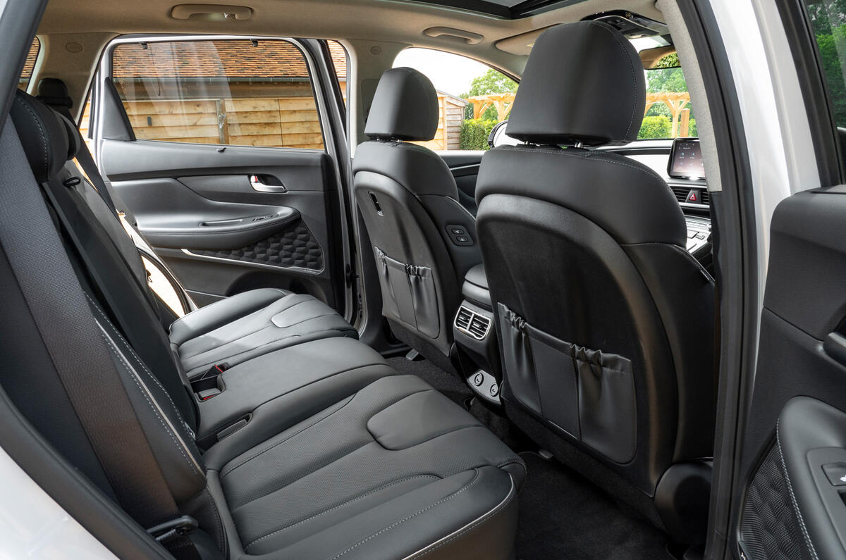 8 Hyundai Santa Fe PHEV 2021 UK FD rear seats
