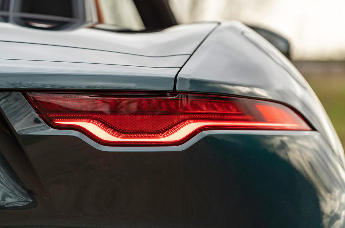 8 Jaguar F Type P450 Convertible 2022 UK first drive review rear lights